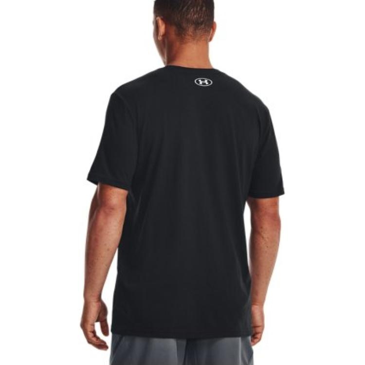 Under Armour Camo Chest Stripe Short Sleeve T-shirt 'Black White' 1376830-001 - 5