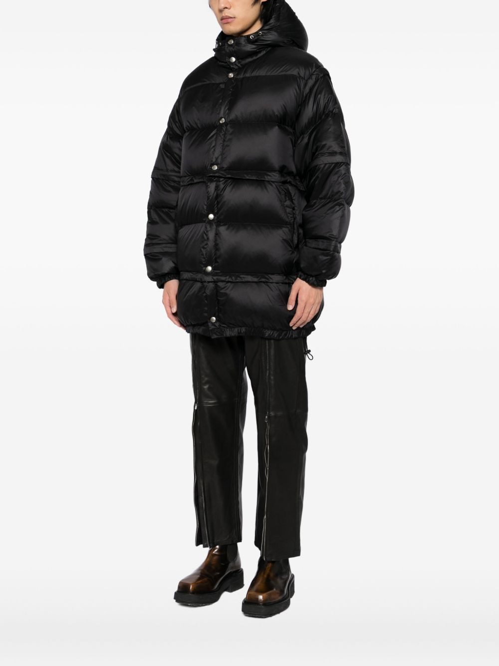 removable-collar coat - 3
