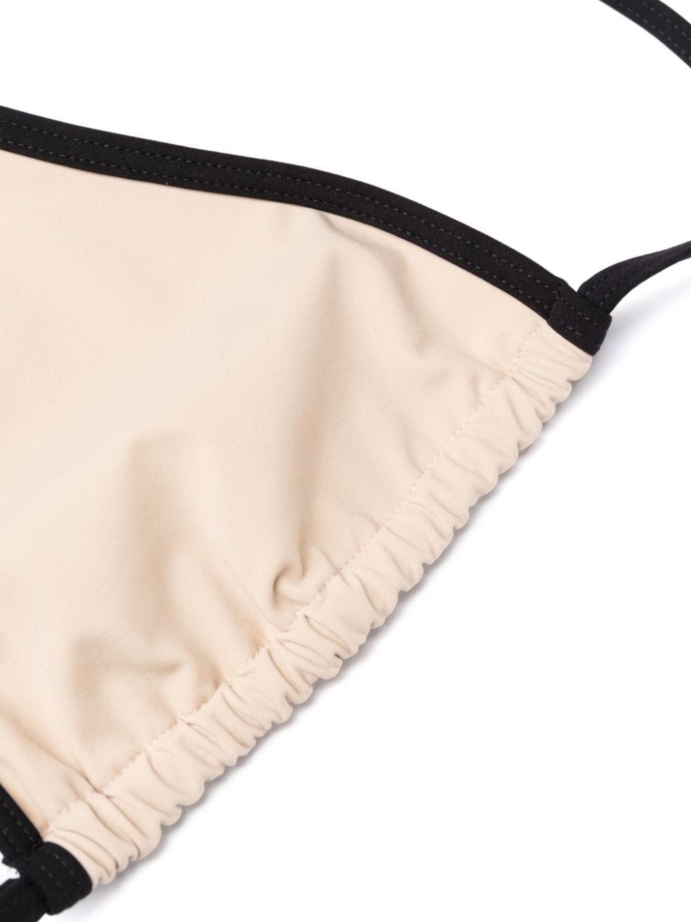 contrasting-border triangle-cup bikini top - 3