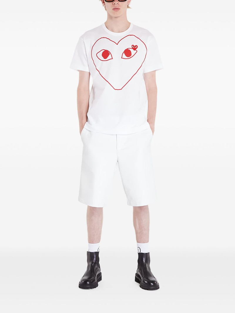 Comme des Garçons PLAY Heart-print T-shirt outlook