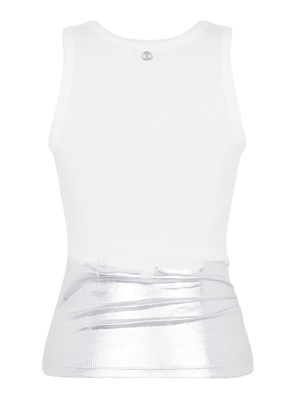 piercing-appliqué ribbed tank top - 7