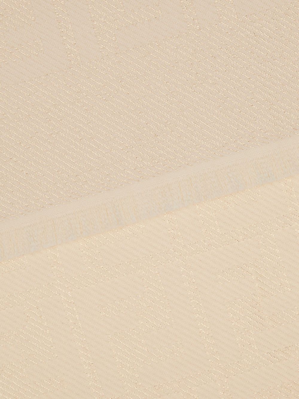 logo-jacquard scarf - 2