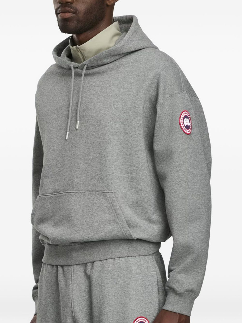 Canada Goose logo-patch hoodie outlook