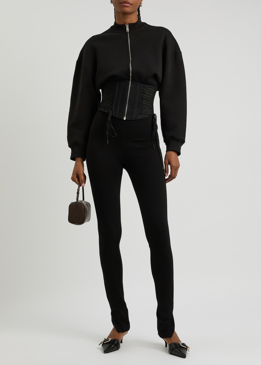 Mugler Corset Cotton Sweatshirt - 4