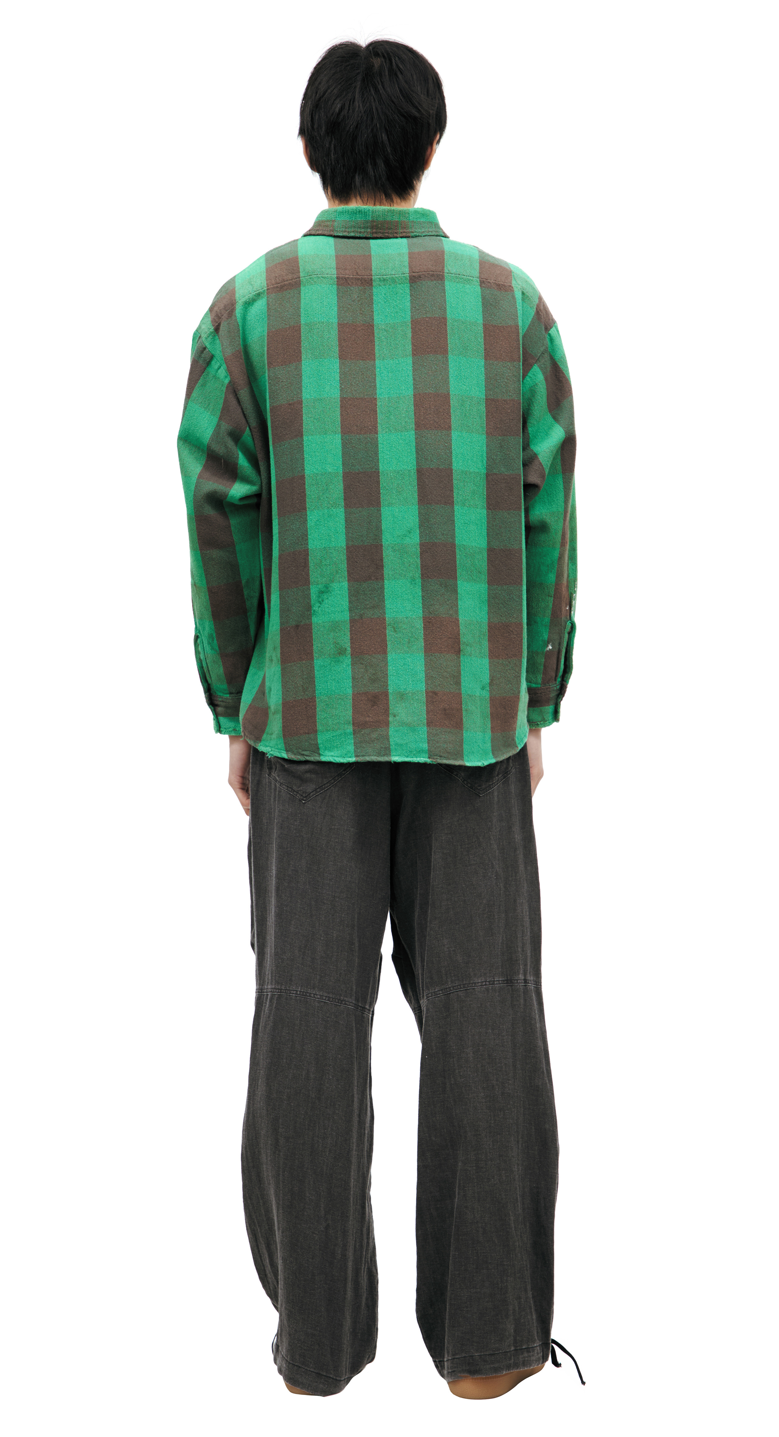 OVERSIZE PLAID SHIRT - 3
