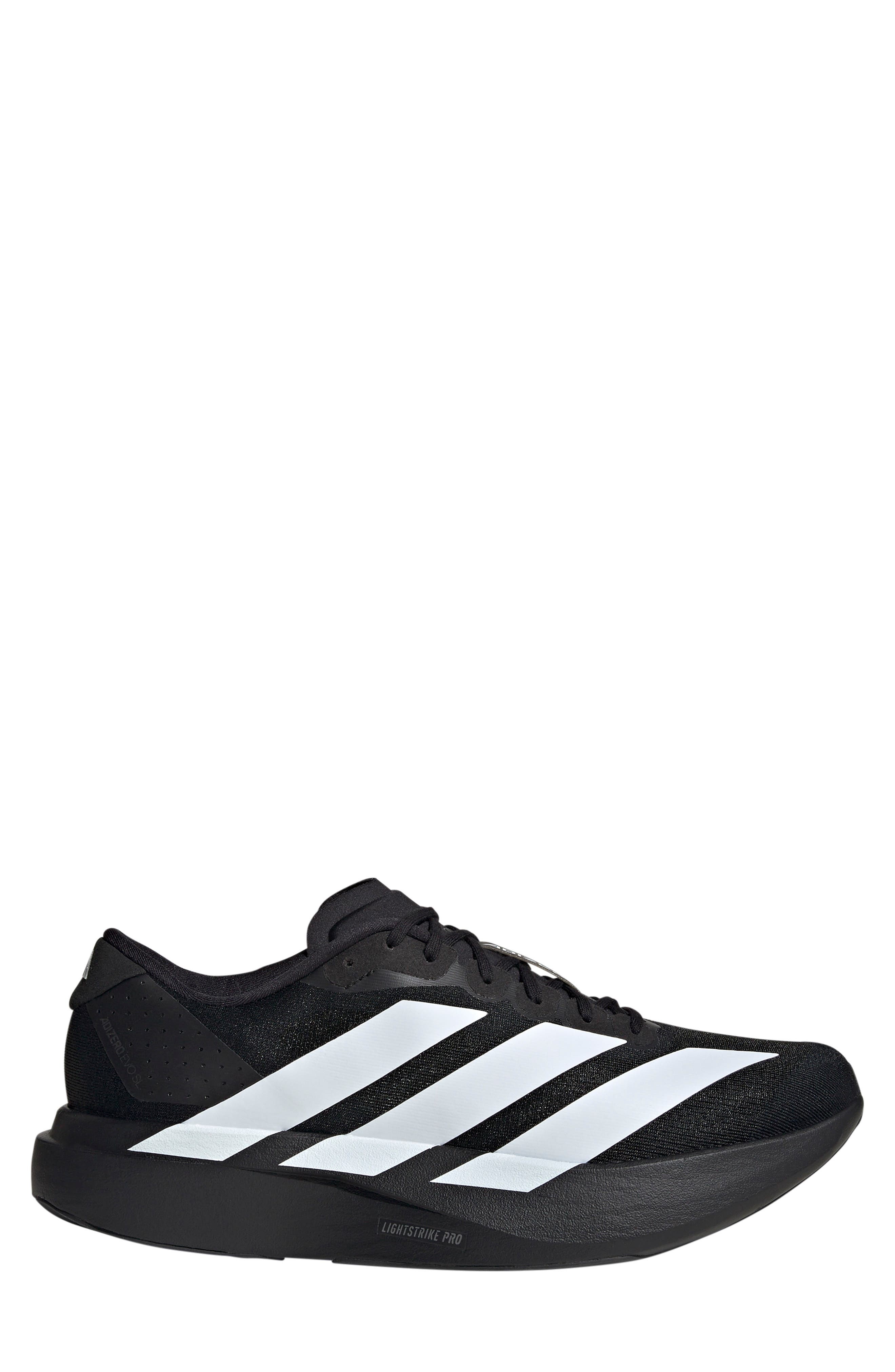 adidas Gender Inclusive Adizero Evo SL Running Shoe in Cblack/ftw at Nordstrom - 3