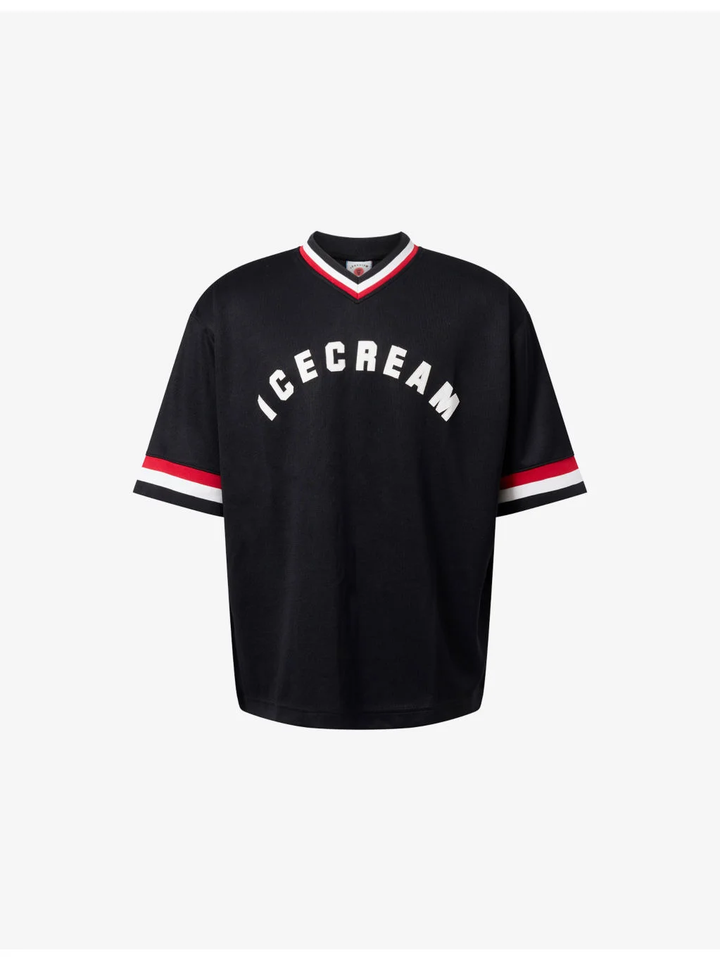 College Contrast-Stripe Jersey Top - 1