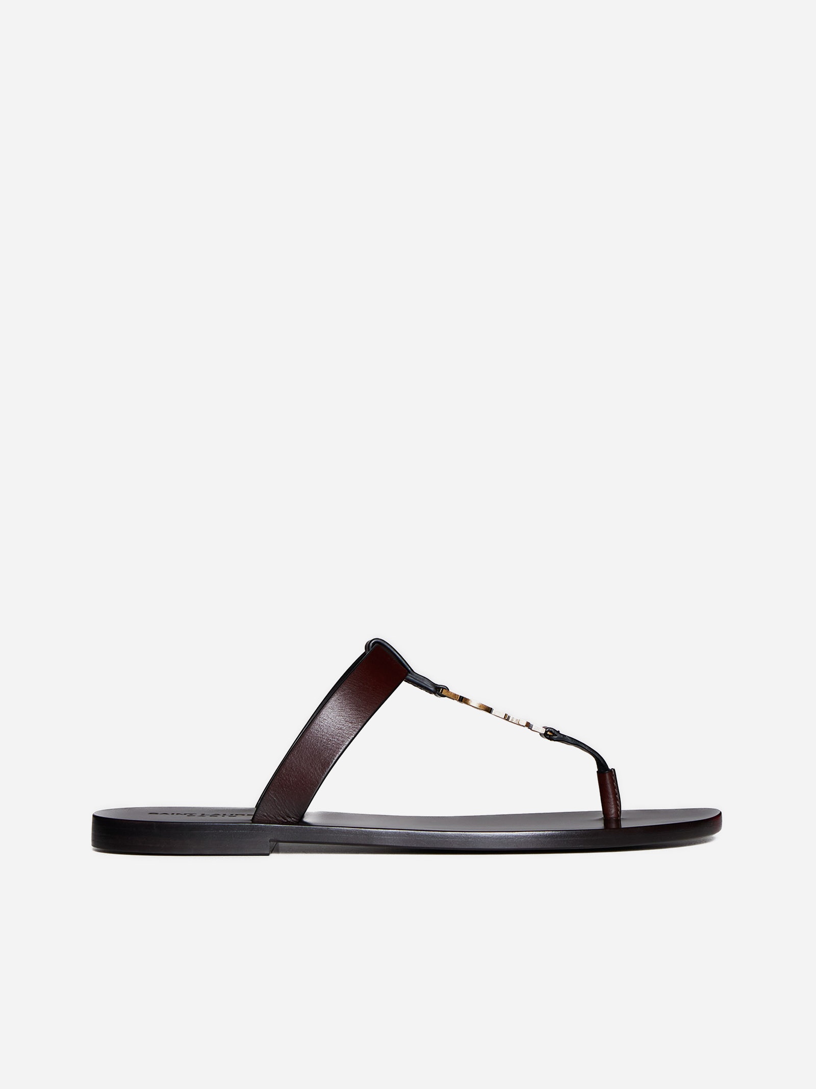Cassandre toe-post leather sandals - 1