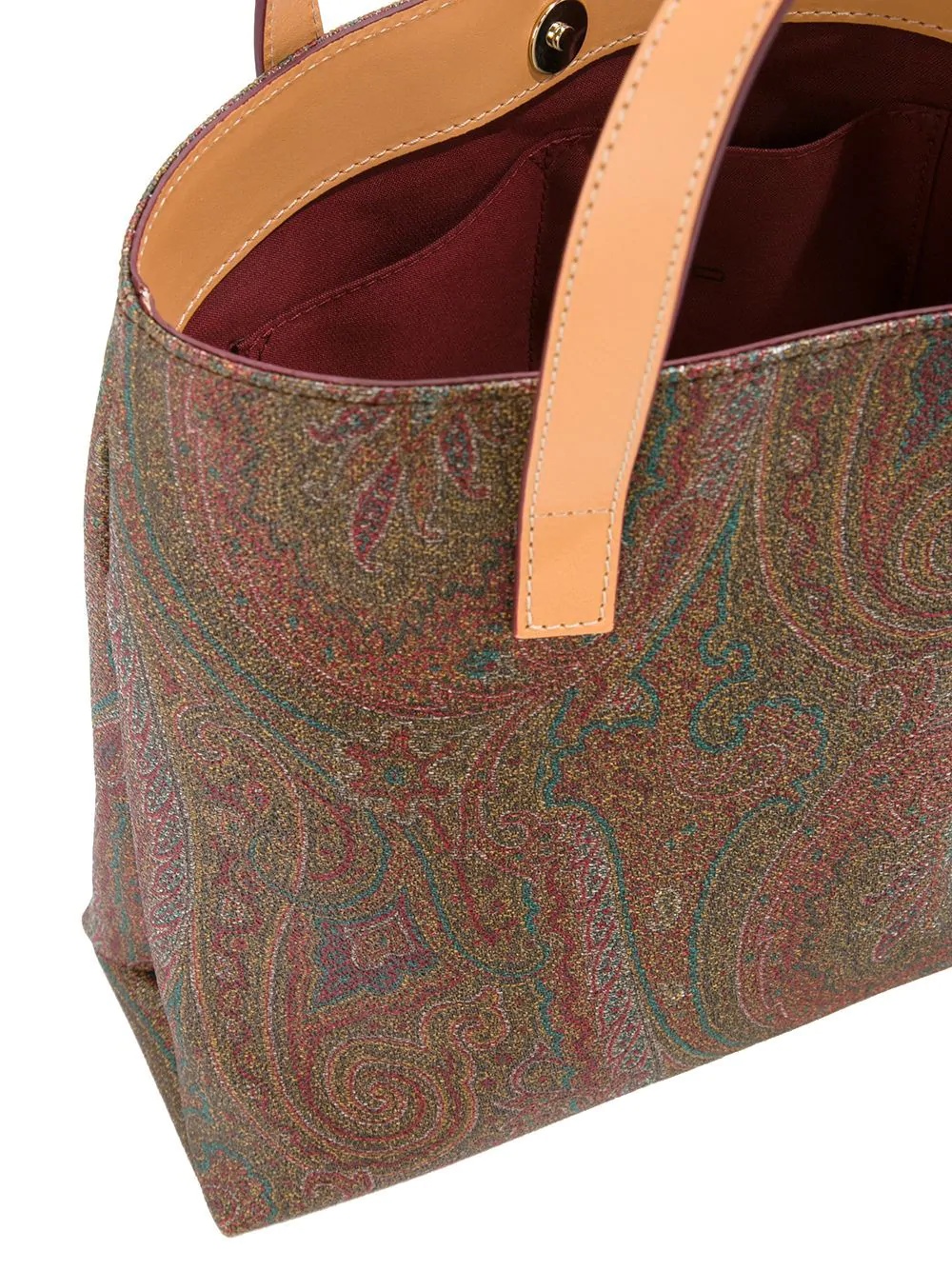 paisley print tote bag - 5