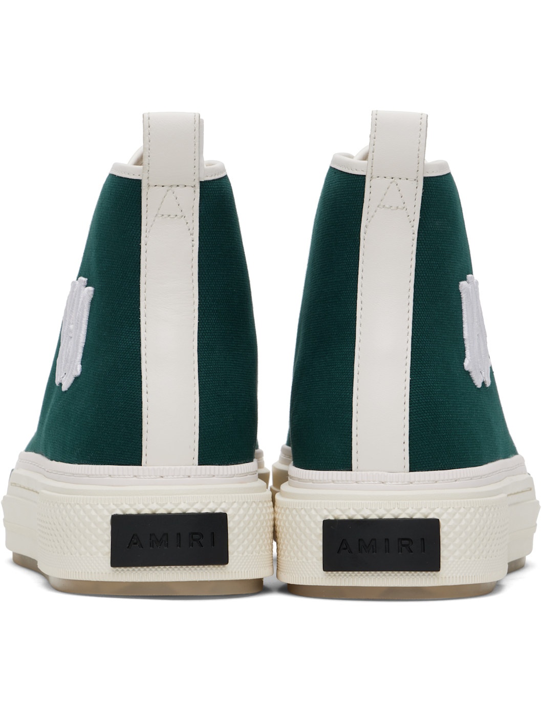 Green 'MA' Court Hi Sneakers - 2