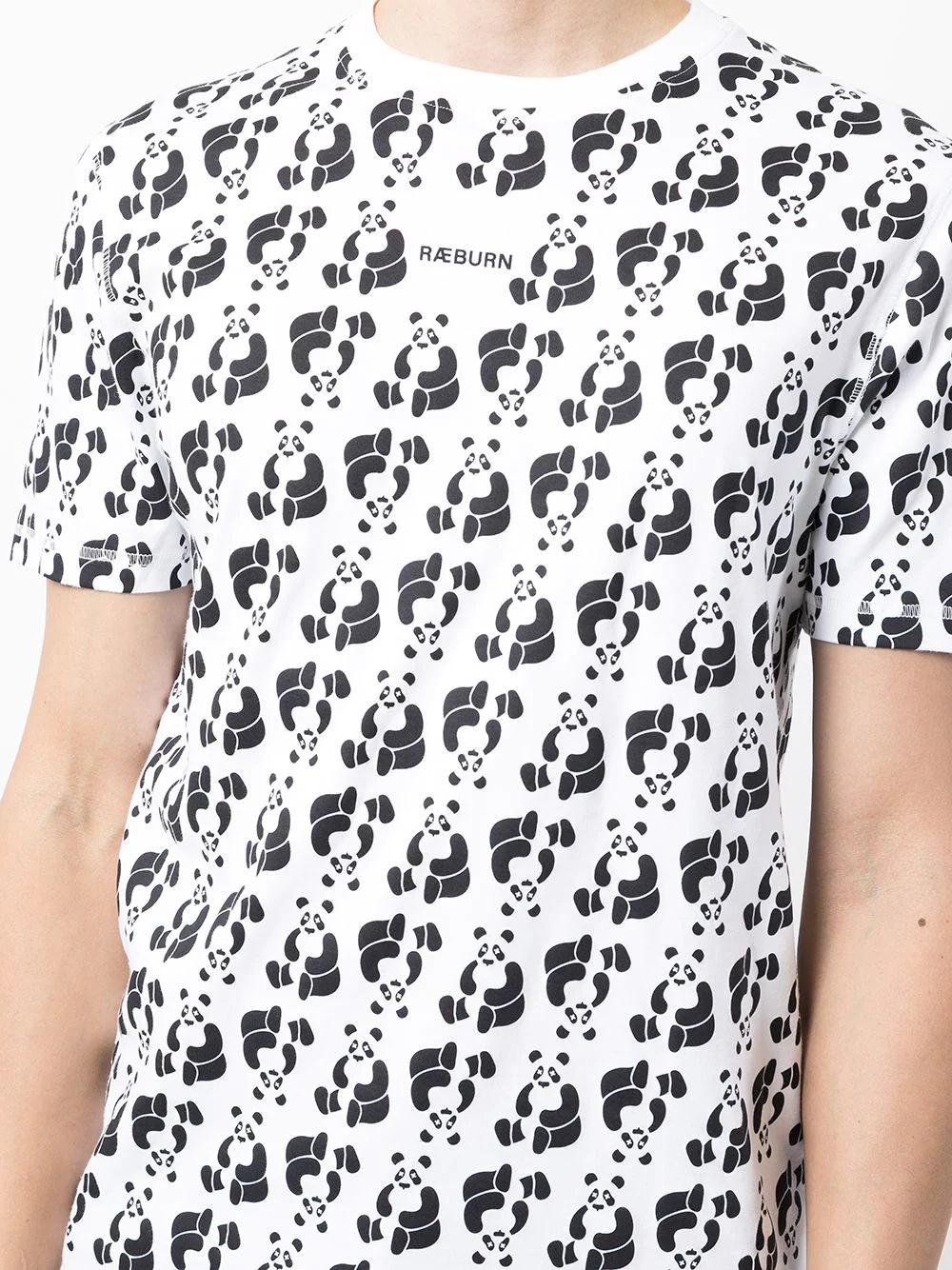 panda-print T-shirt - 5