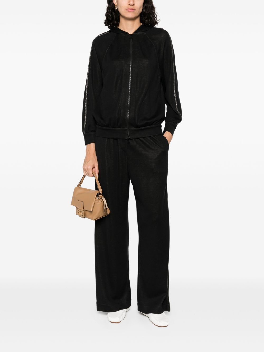 stripe-detail trousers - 2