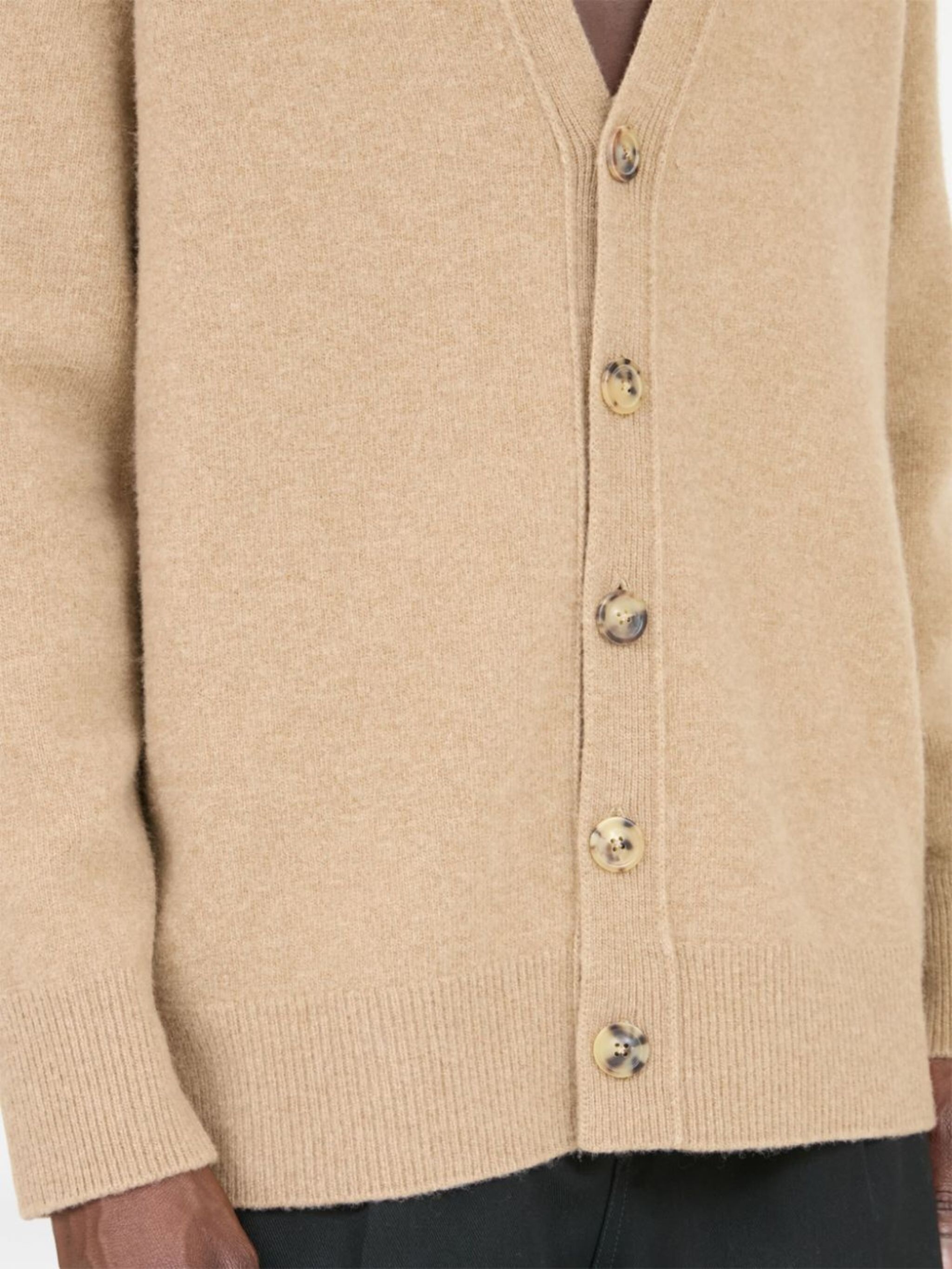 V-neck wool cardigan - 7