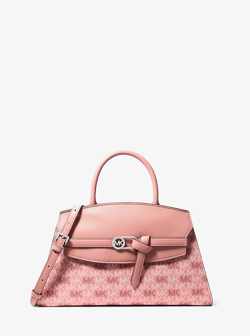 Greta Medium Signature Logo Satchel - 1