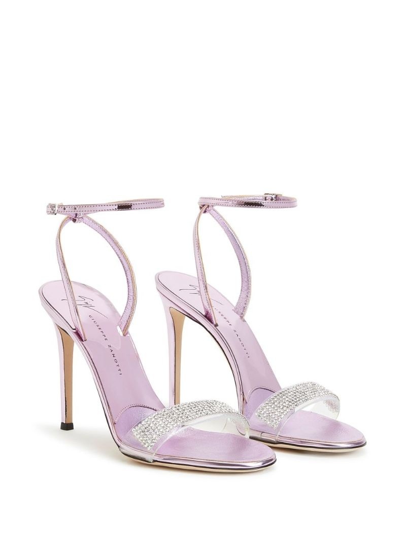 gem-detail high-heeled sandals - 2