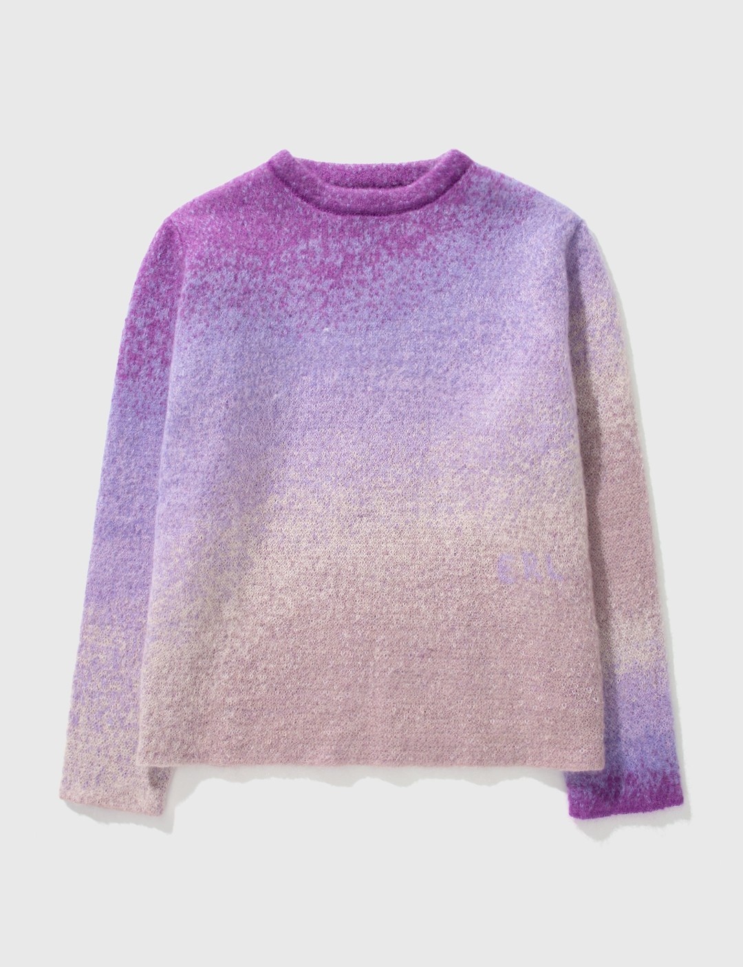 GRADIENT CREWNECK KNITTED SWEATER - 1