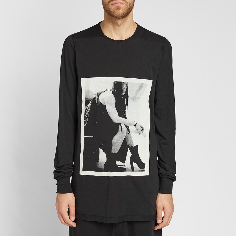 Rick Owens DRKSHDW Long Sleeve Rick Photo Tee - 3