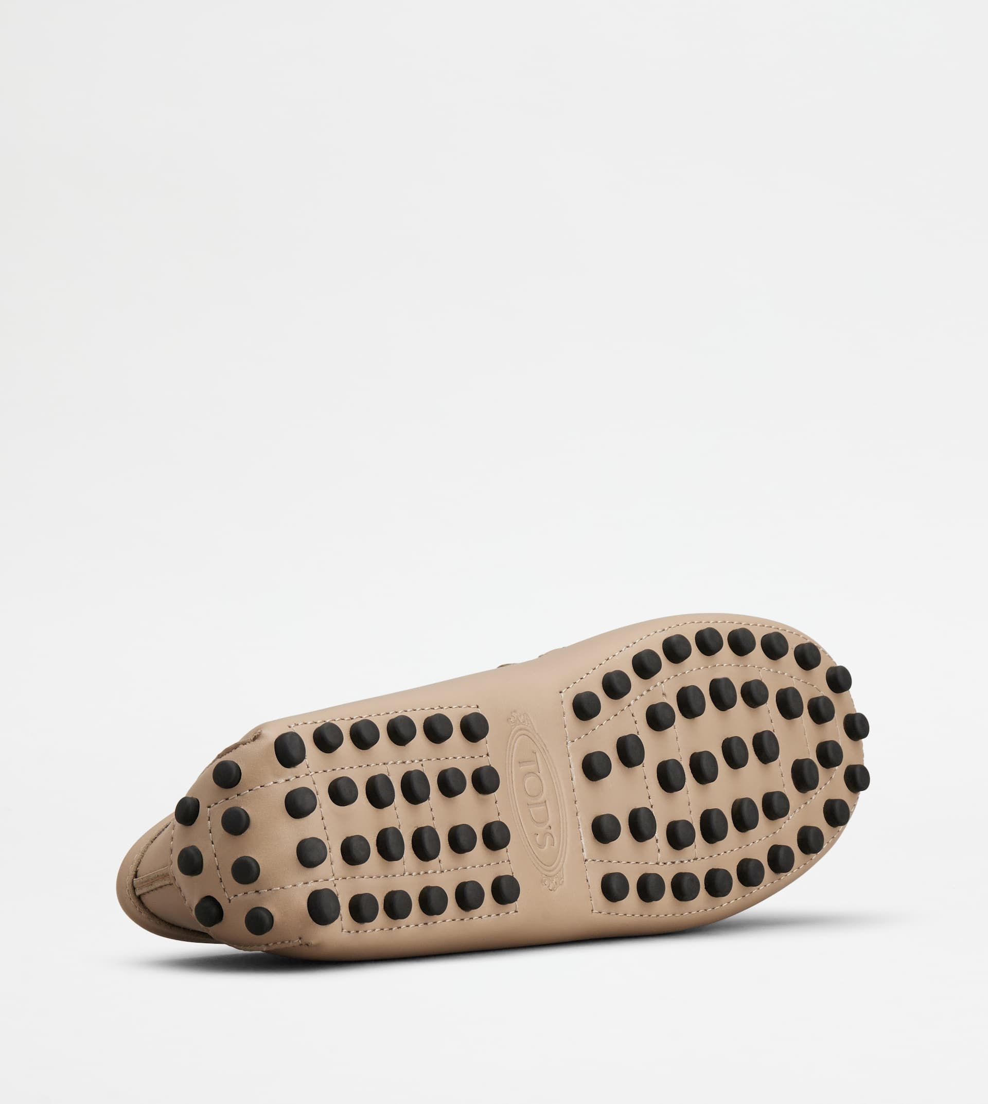 GOMMINO DRIVING SHOES IN LEATHER - BEIGE - 4