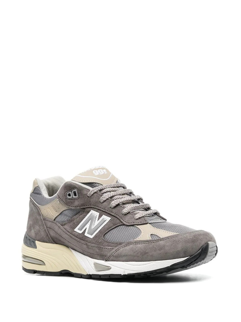 New Balance logo-patch lace-up sneakers outlook