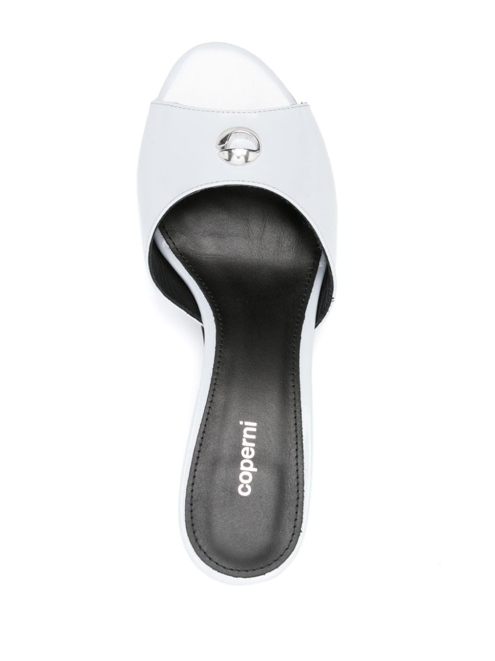 65mm leather mules - 4