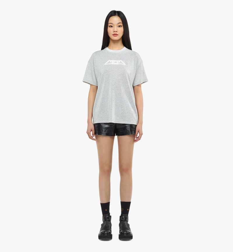 MCM Women’s Meta Cyberpunk Logo T-Shirt in Organic Cotton outlook