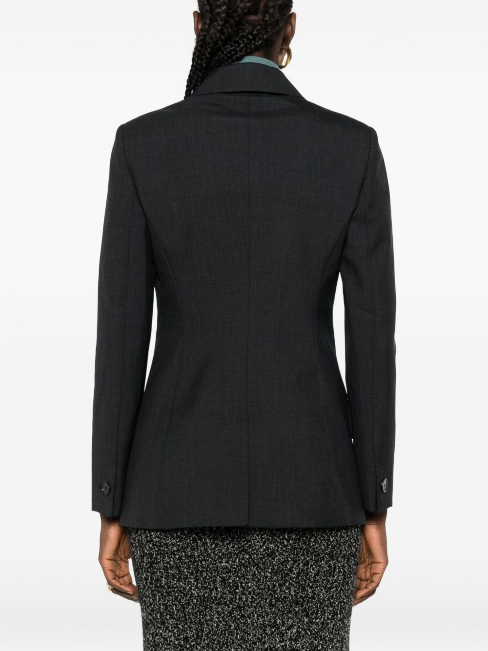 notched-lapels blazer - 4