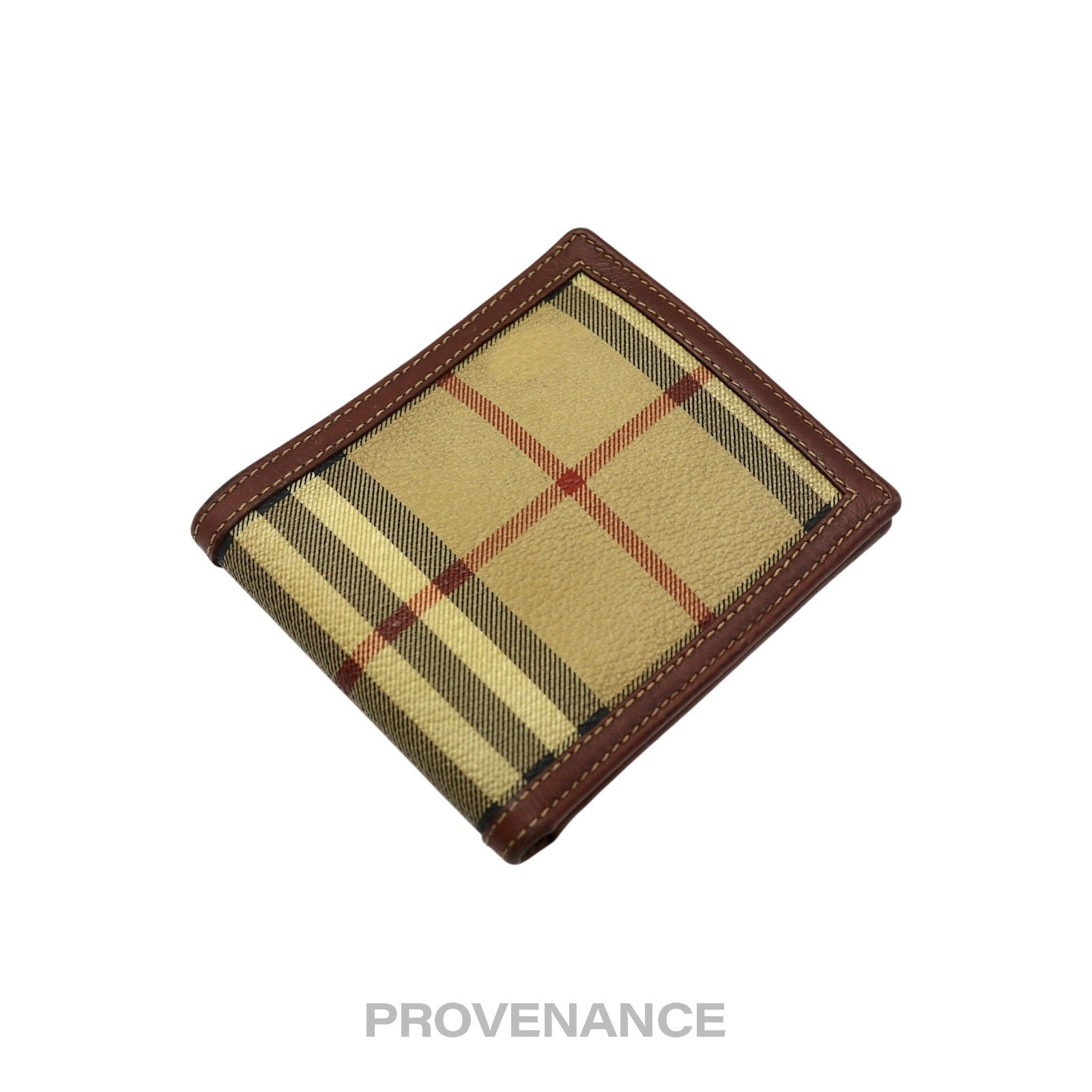 Burberry Bifold Wallet - Haymarket Check Brown - 3