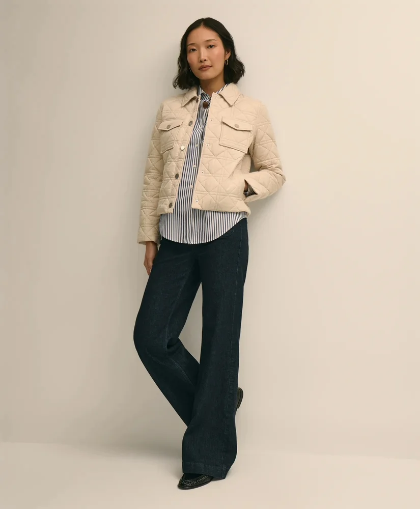 Water-Resistant Quilted Jacket - 1