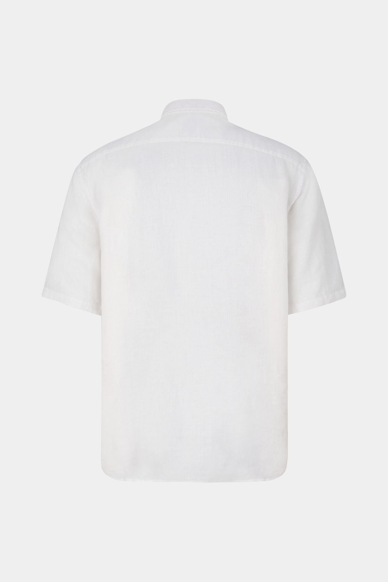 Lykos Short-sleeved linen shirt in White - 5