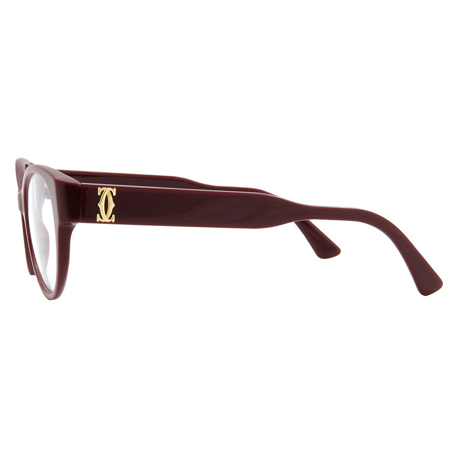 Cartier Demo Cat Eye Ladies Eyeglasses CT0315O 003 53 - 3