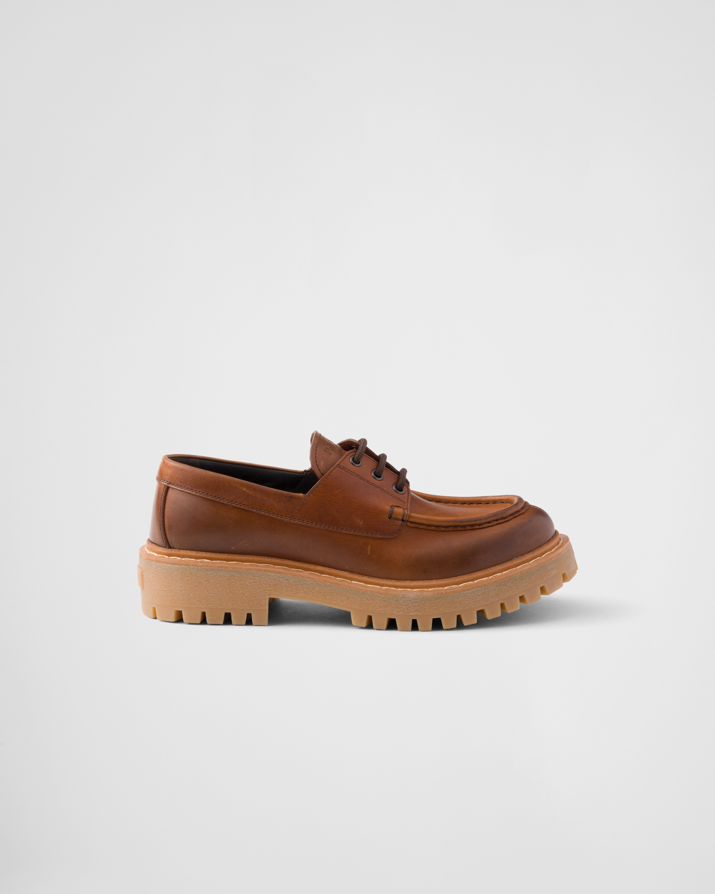 Laced leather loafers - 2