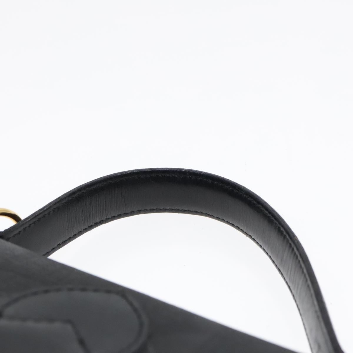 DIOR Trotter Canvas Hand Bag Black Gold - 8