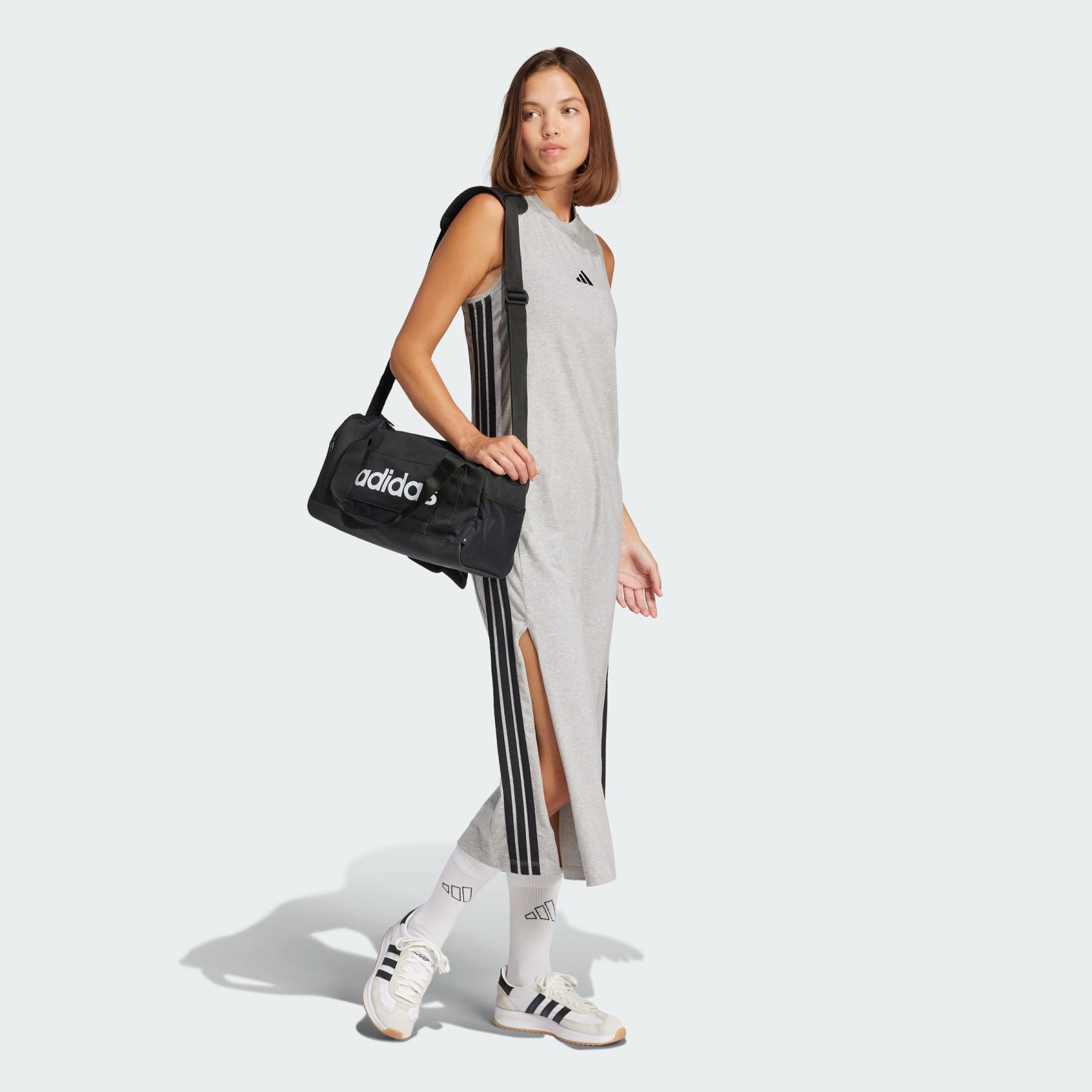 Essentials 3-Stripes Long Racerback Dress - 4