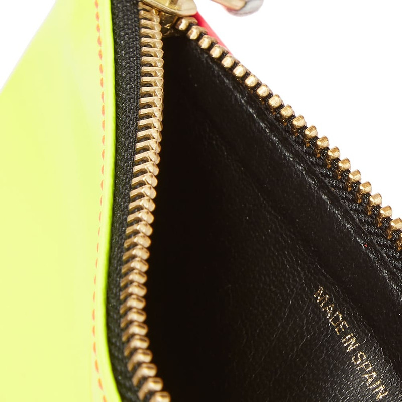 Comme Des Garçons CDG Wallet SA8100SF Super Fluro Leather Wallet outlook