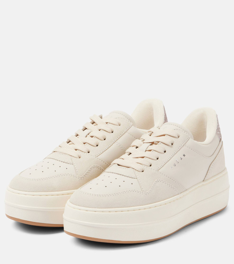 H670 suede platform sneakers 4