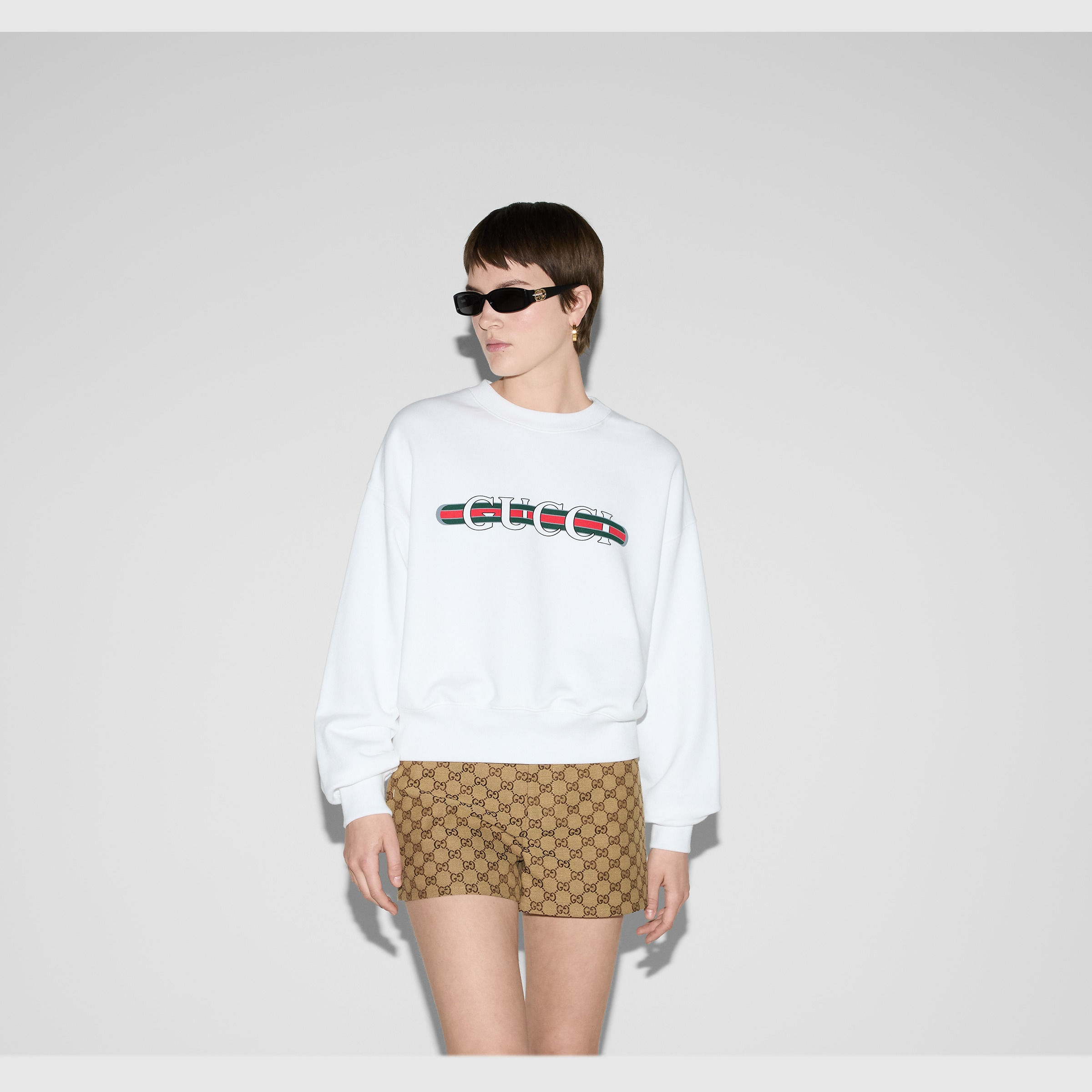 Gucci print cotton jersey sweatshirt - 3