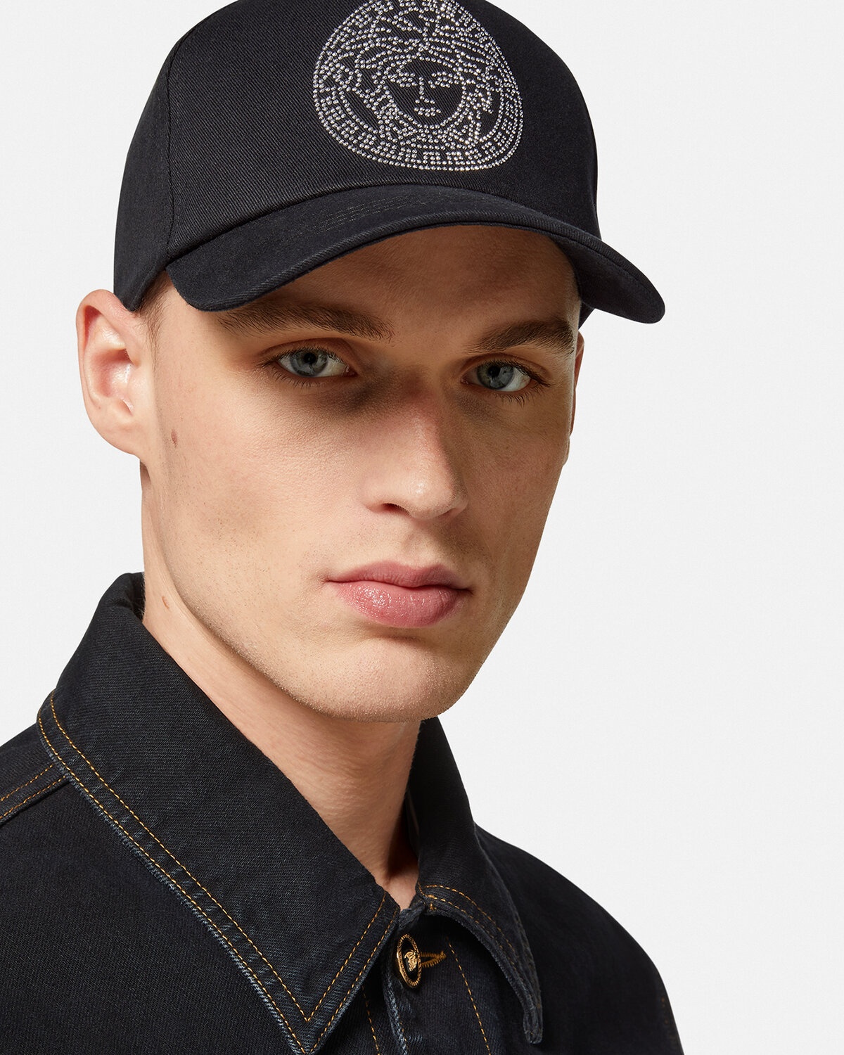 Studded Medusa Baseball Cap - 3