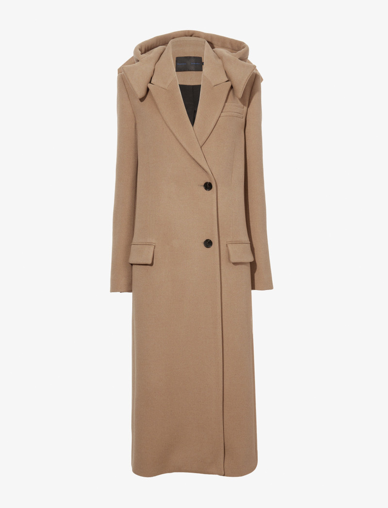 Proenza Schouler Reed Coat in Brushed Melange Wool outlook