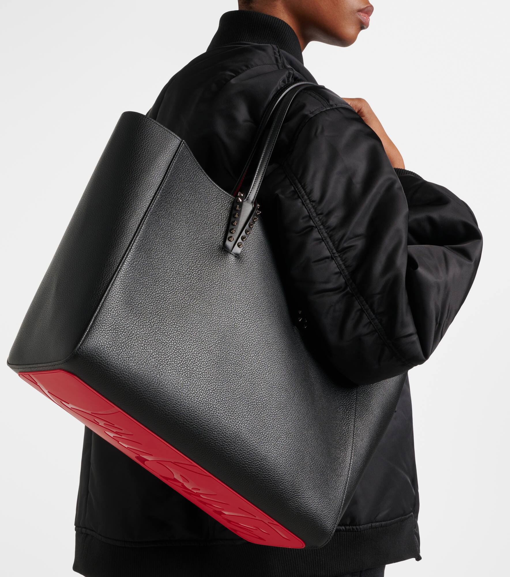Cabata Large leather tote bag - 6