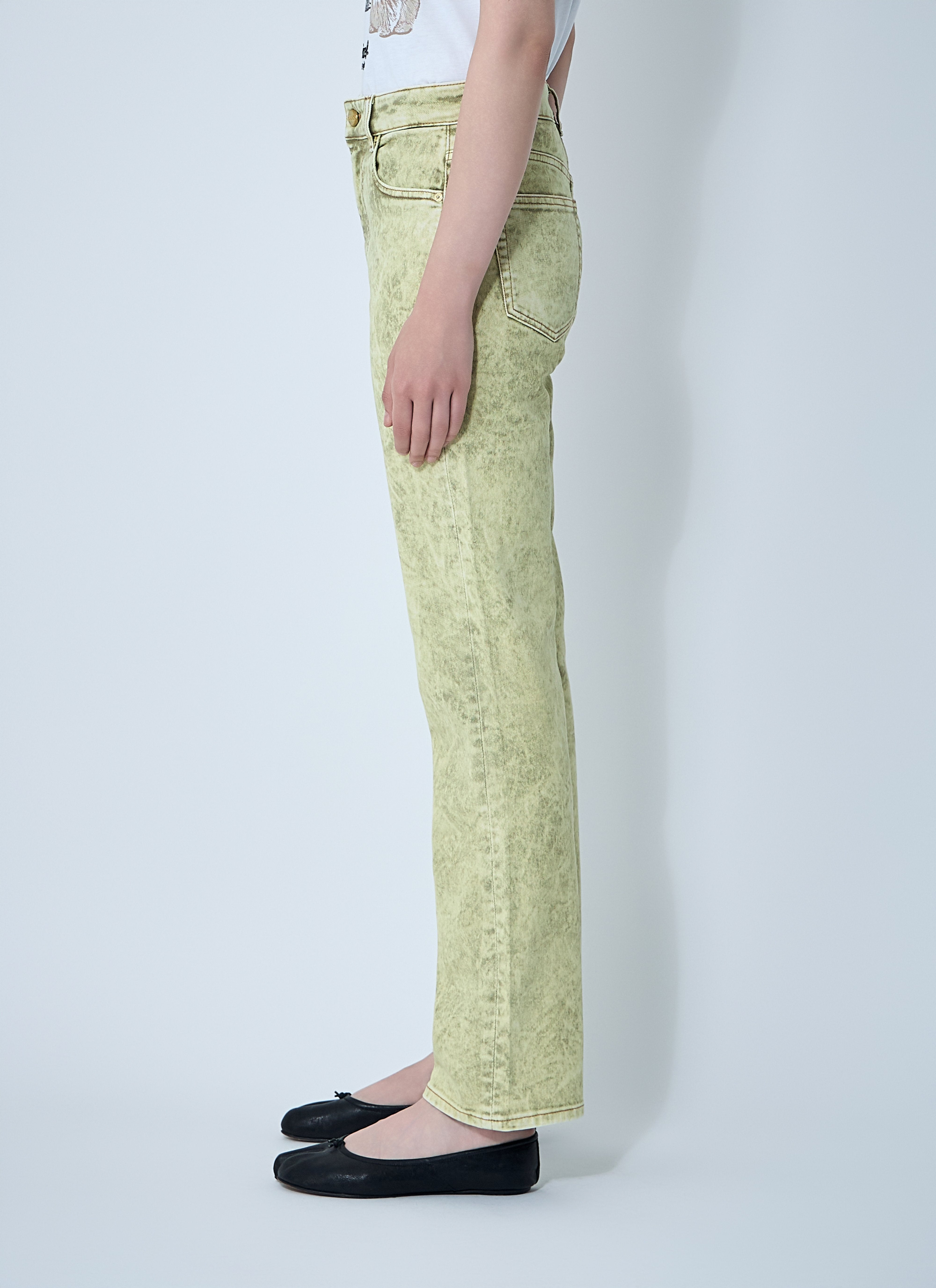 Ganni Women Foil Overdyed Jeans - 3