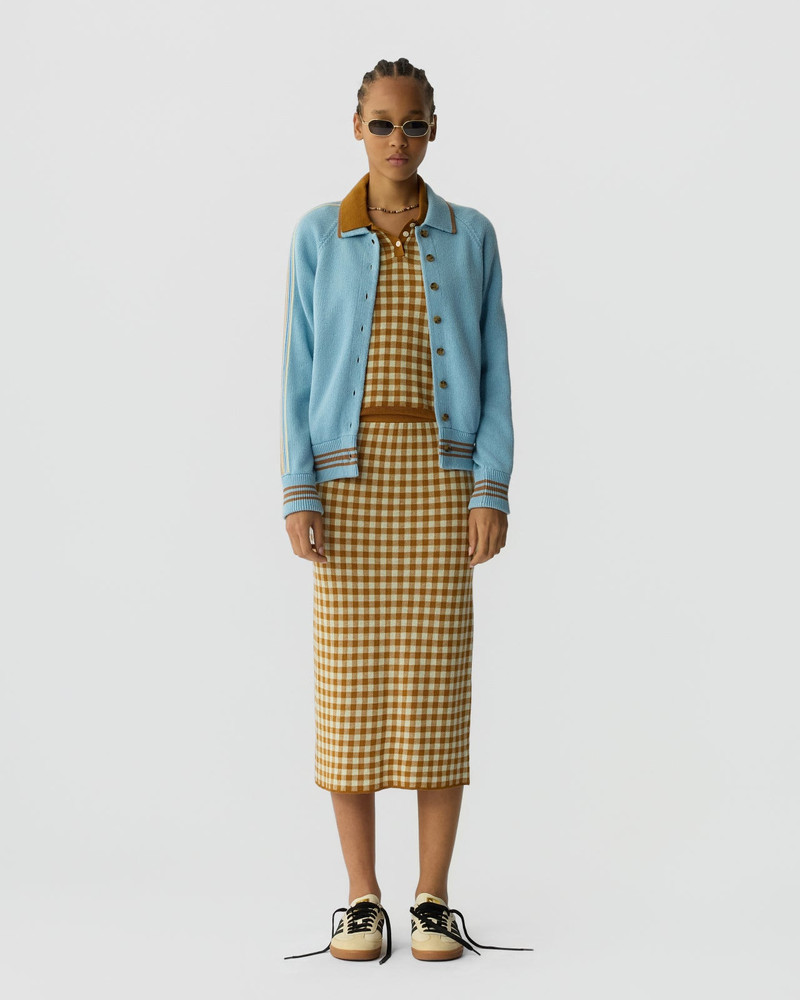 GUEST IN RESIDENCE Gingham Long Skirt outlook