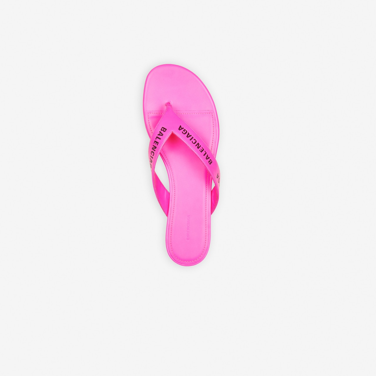 Allover Logo Round Thong Sandal - 4