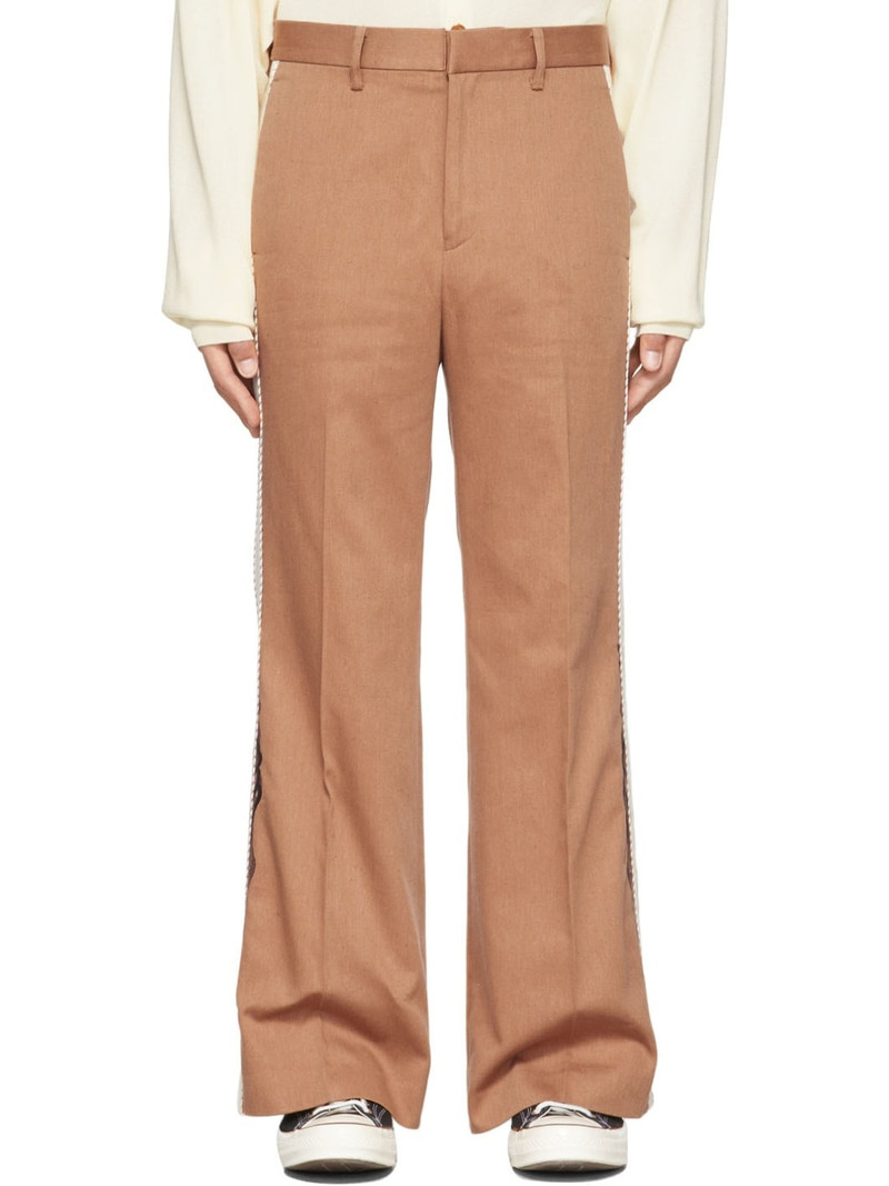 Brown Organic Chaos Trousers 1