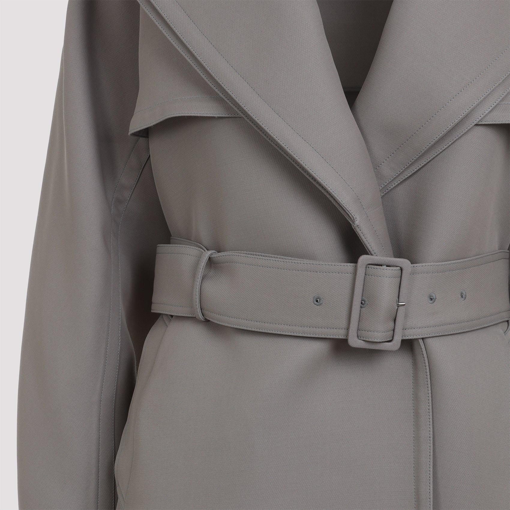 Alaïa Trench Coact Double Diagonal Women - 4