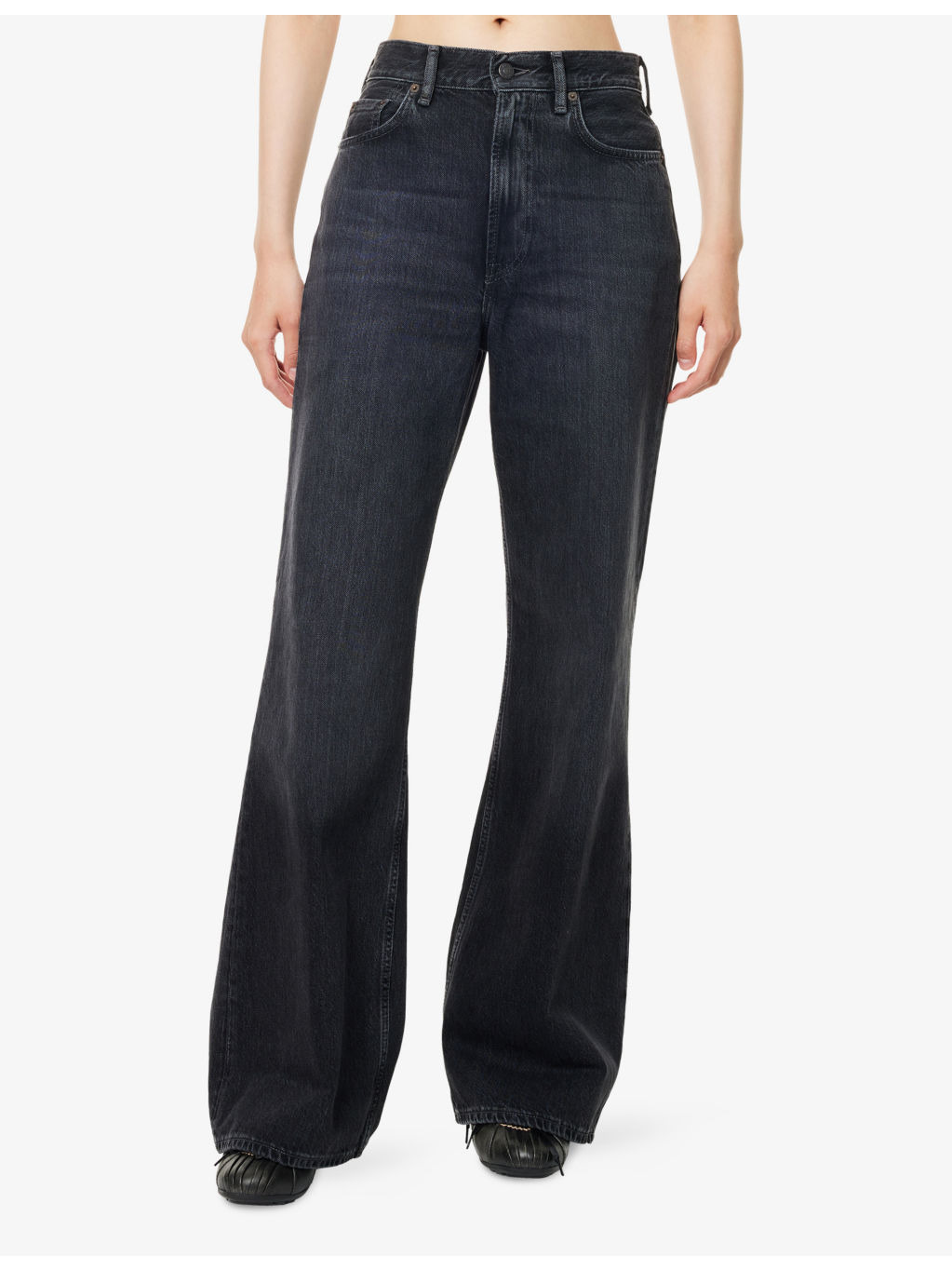 2022 Vintage Wide-Leg Denim Jeans - 3