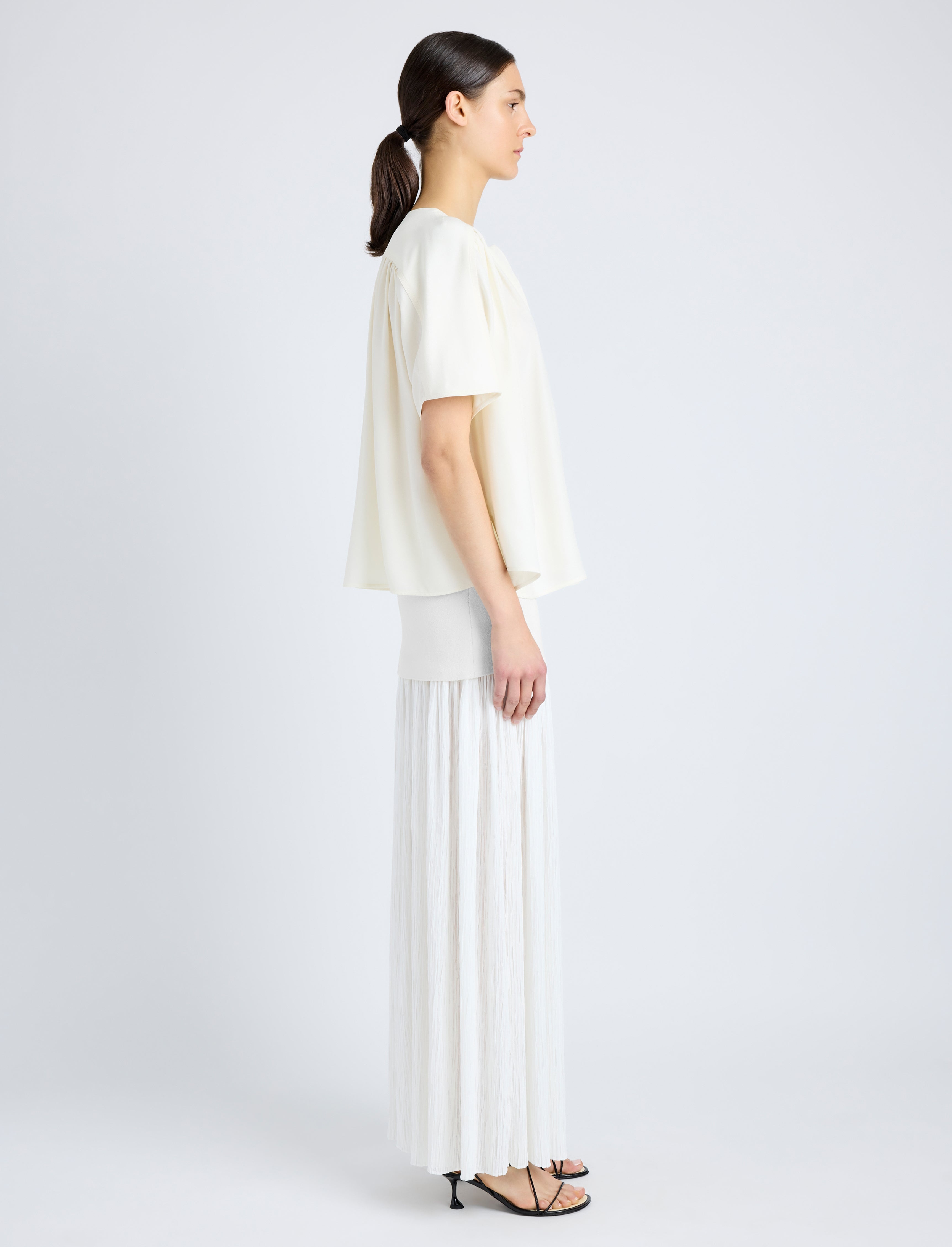 Claire Top in Viscose Georgette - 4