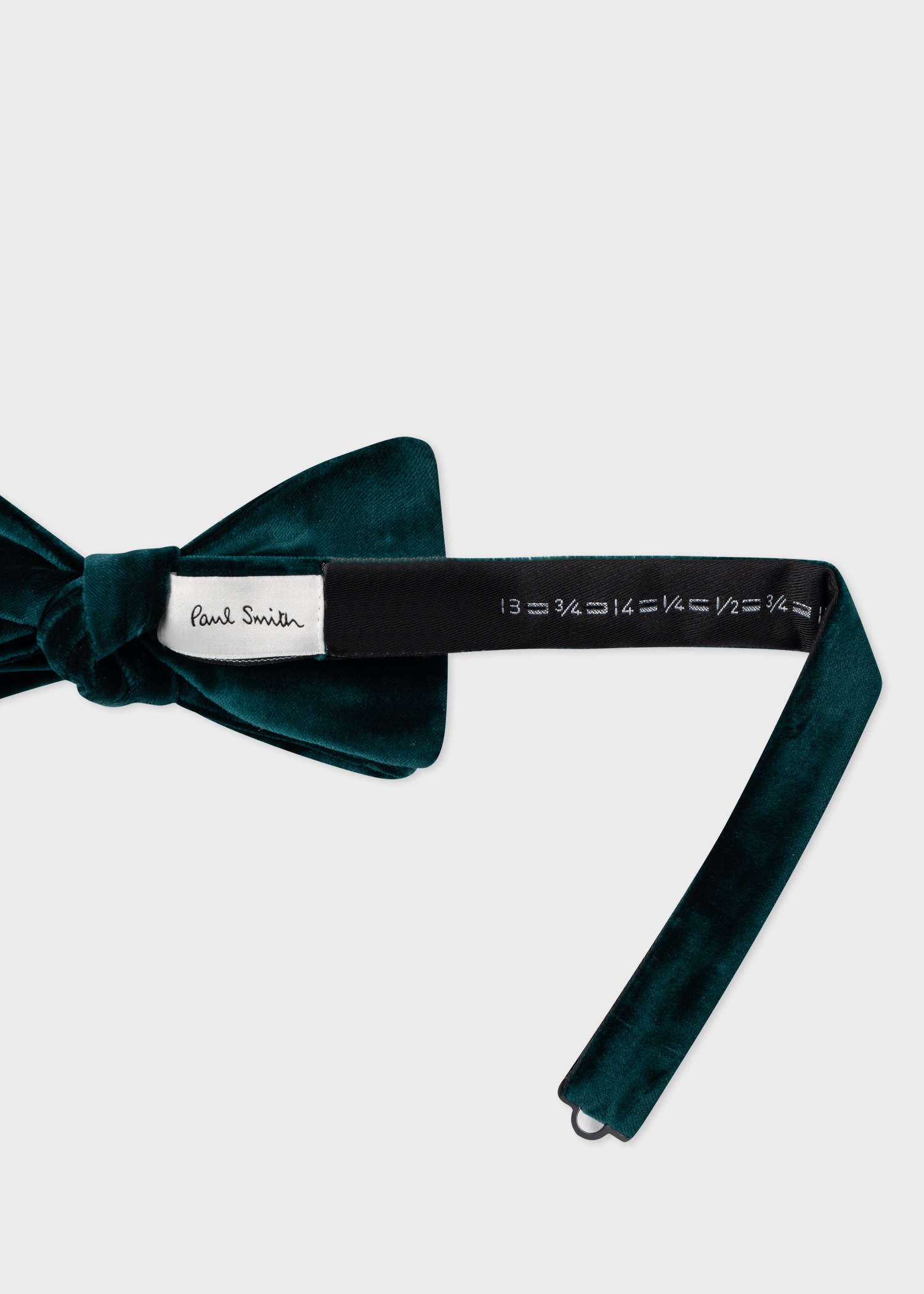 Forest Green Velvet Self-Tie Bow Tie - 4