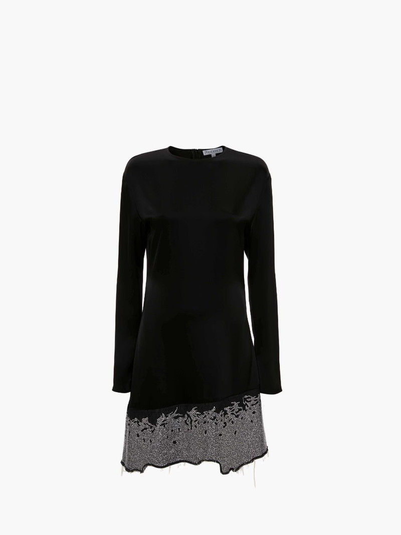 DISTRESSED GLITTER HEM DRESS 1