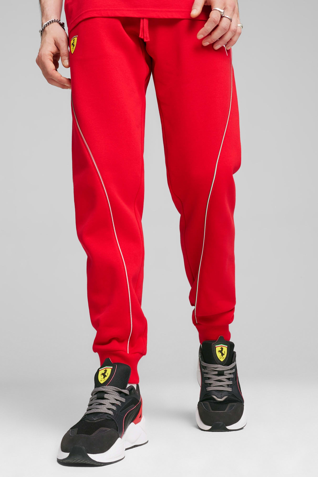 Scuderia Ferrari Men's Motorsport Race Sweat Pants - 3