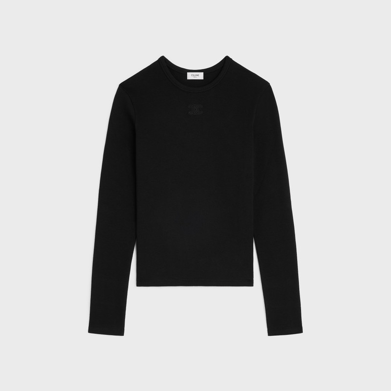 triomphe t-shirt IN ribbed cotton jersey 1